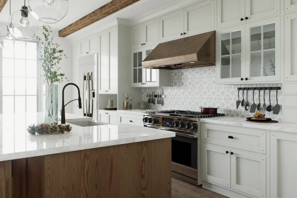 Hardwood kitchen floor Oak Park